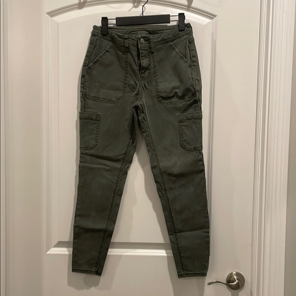 Olive Green Cargo Pants